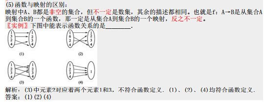 高中数学函数及其表示