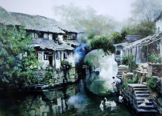 中国著名油画家潘鸿海先生作品欣赏