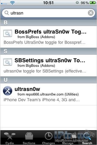 ultrasn0w解锁iphone 3g[s] ipad 3g等设备的ios 4.2.1正式版