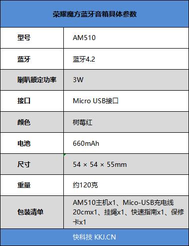 荣耀魔方蓝牙音箱体验评测：单手可握的重低音体验